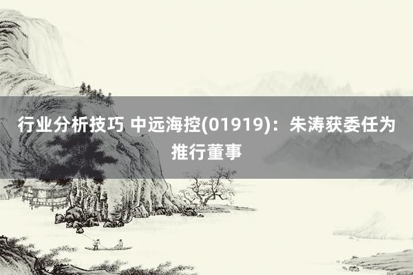 行业分析技巧 中远海控(01919)：朱涛获委任为推行董事