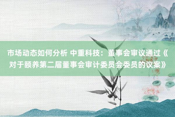 市场动态如何分析 中重科技：董事会审议通过《对于颐养第二届董事会审计委员会委员的议案》